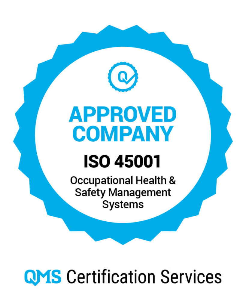 QMS Approved Company ISO 45001 Occupational Health and Safety Management Systems Certification