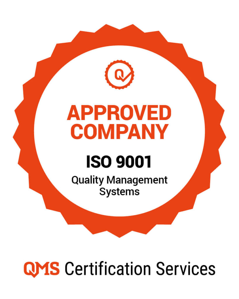 QMS Approved Company ISO 9001 Quality Management Systems Certification